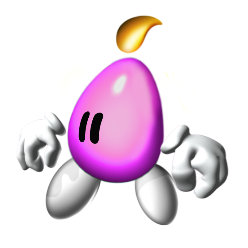 Egg Mania: Eggstreme Madness Render (Kemco E3 2002 Press Disc): Egg character8