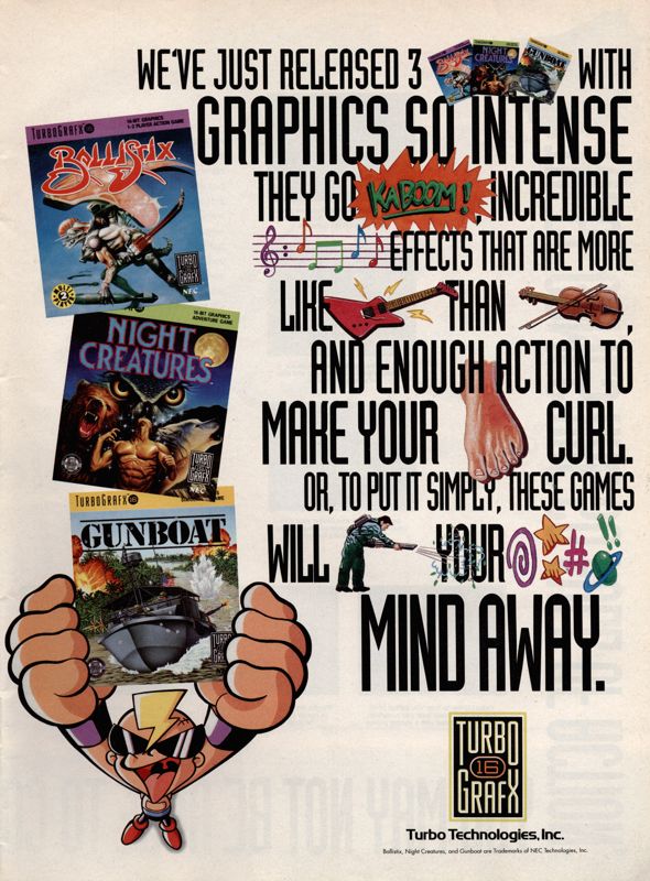 Gunboat Magazine Advertisement (Magazine Advertisements): GamePro (United States), Issue 034 (May 1992)