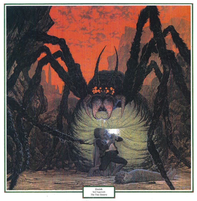 The Shadows of Mordor Other ("Shelob" (Two Towers) by Ted Nasmith): Photocopy of the calendar page.