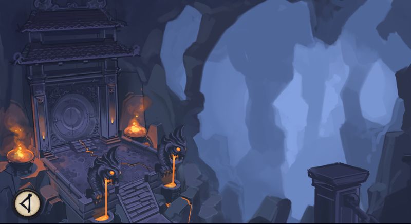 LEGO Ninjago: Shadow of Ronin Concept Art (Android in game bonus concept arts): Entrance to the Forge