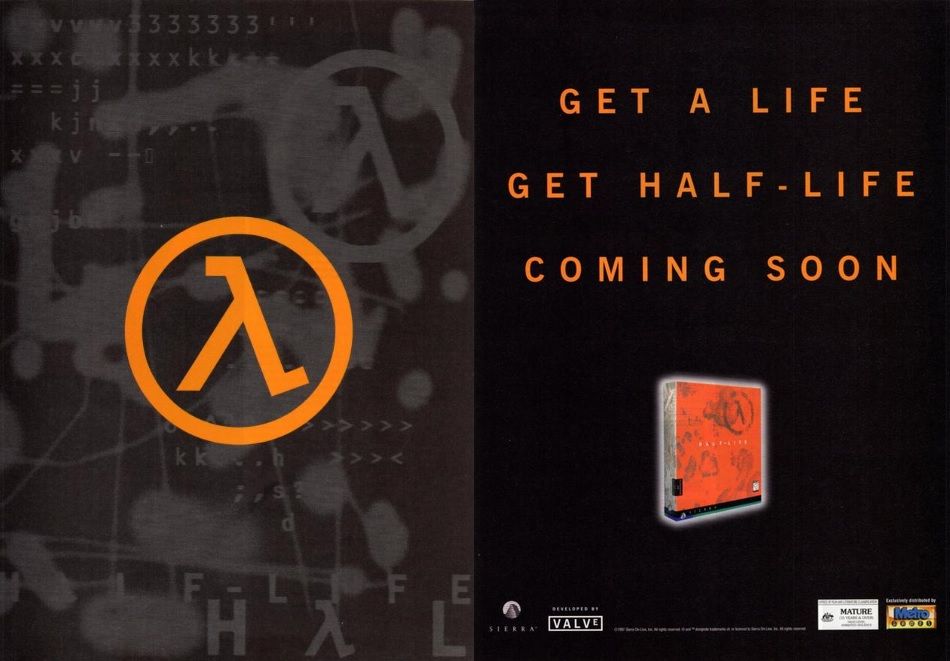 Half-Life Magazine Advertisement (Magazine Advertisements): PC PowerPlay (Australia), Issue 18 (November 1997)