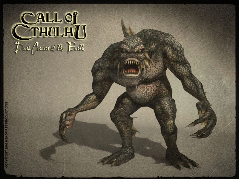 Call of Cthulhu: Dark Corners of the Earth Wallpaper (Official Website): A Deep One