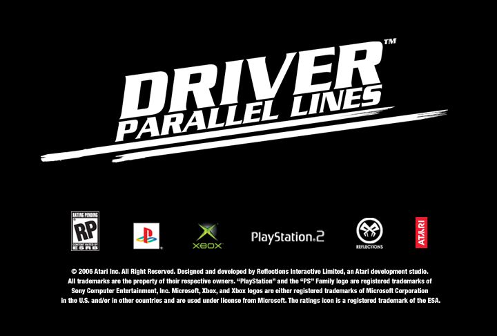 Driver: Parallel Lines Logo (Driver Fan Site Kit): DPL Game Slate
