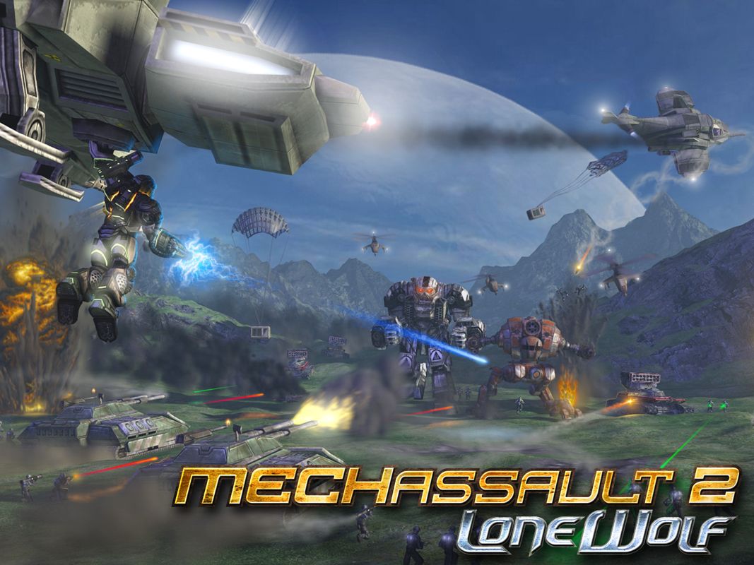 MechAssault 2: Lone Wolf Wallpaper (MechAssault 2 Fan Site Kit): Battlefield
