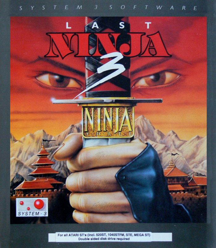 Last Ninja 3 Other (System 3 Official website): Cover (for all Atari ST).