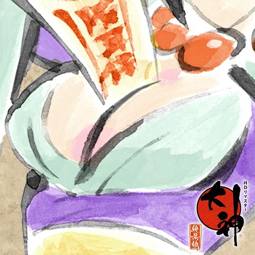 Ōkami Avatar (Official Website (for PS3 version, Japanese)): boin Japanese slang term that means big breasts
