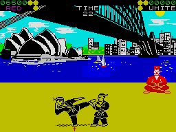 World Karate Championship Screenshot (System 3 Official website): For ZX Spectrum.