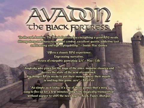 Avadon: The Black Fortress Screenshot (iTunes Store)