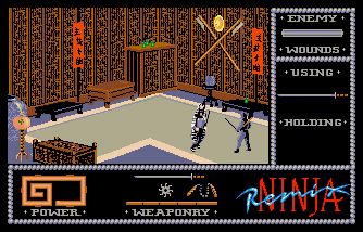 Ninja Remix Screenshot (System 3 Official website): For Amiga.