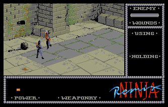 Ninja Remix Screenshot (System 3 Official website): For Amiga.