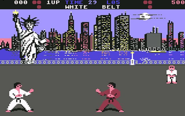 World Karate Championship Screenshot (System 3 Official website): For C64.