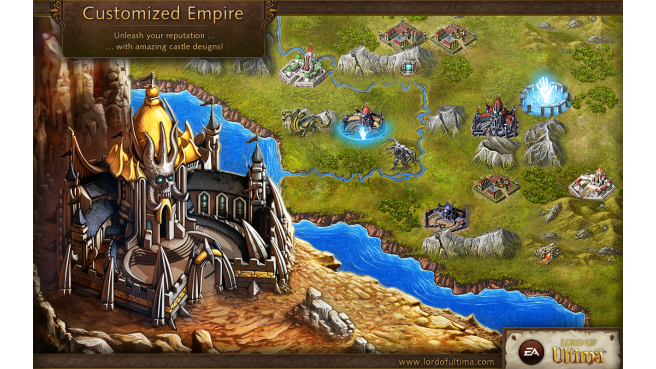 Lord of Ultima Screenshot (EA.com press photos): Lord Of Ultima Customized Castles