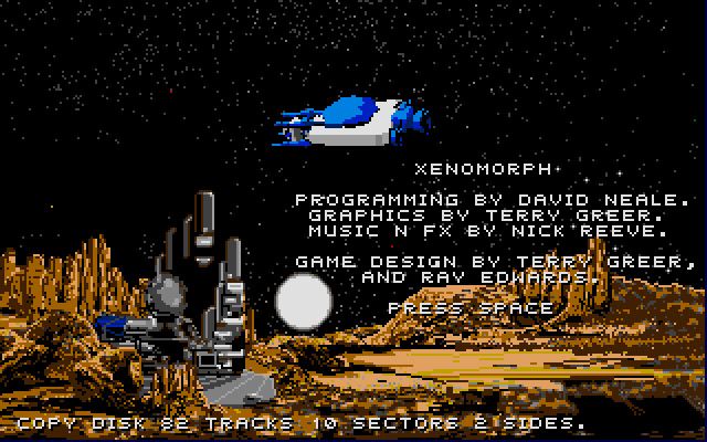 Xenomorph Screenshot (Terry Greer's Official website)