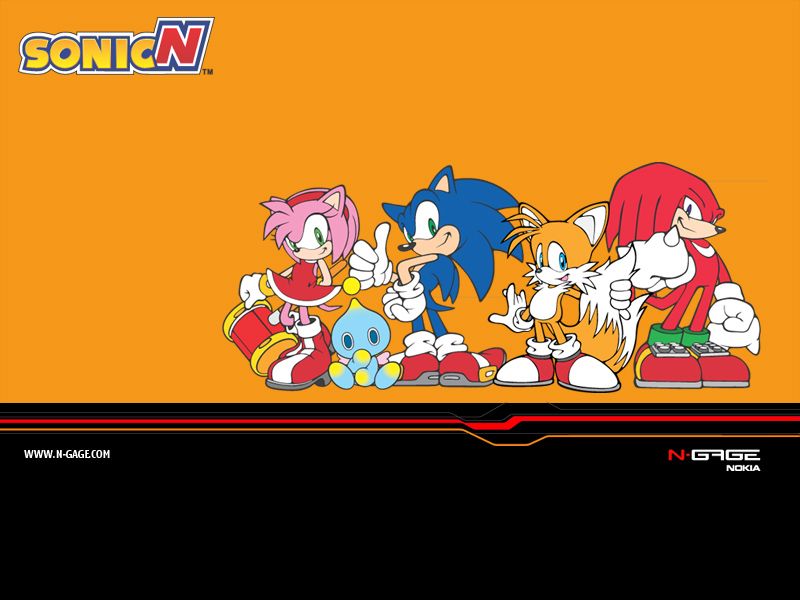 Sonic Advance Wallpaper (Official N-Gage website - wallpapers)