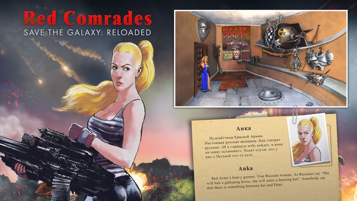 Red Comrades: Save the Galaxy - Reloaded Screenshot (Steam)