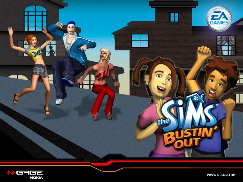 The Sims: Bustin' Out Wallpaper (Official website - wallpapers.)