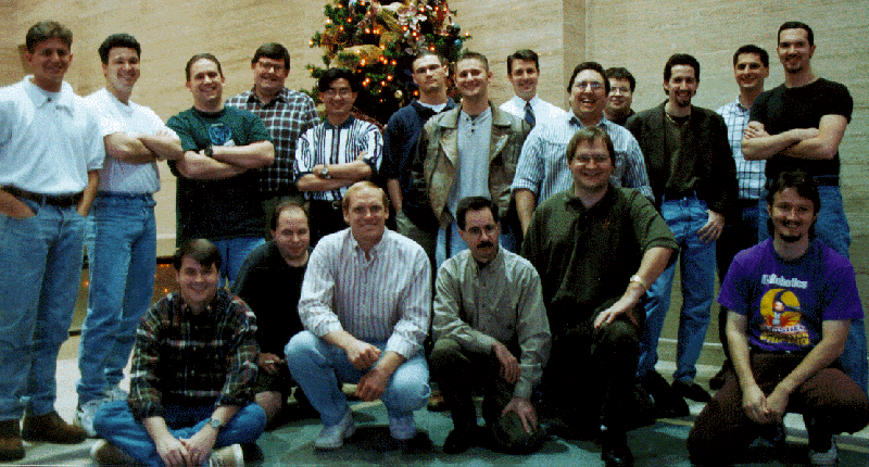 Age of Empires Other (Computer Games Online preview, 1997-06-20): Development team group photo