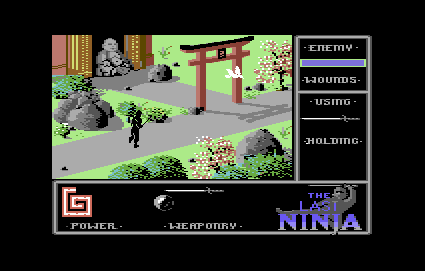 The Last Ninja Screenshot (System 3 Official website): For C64.