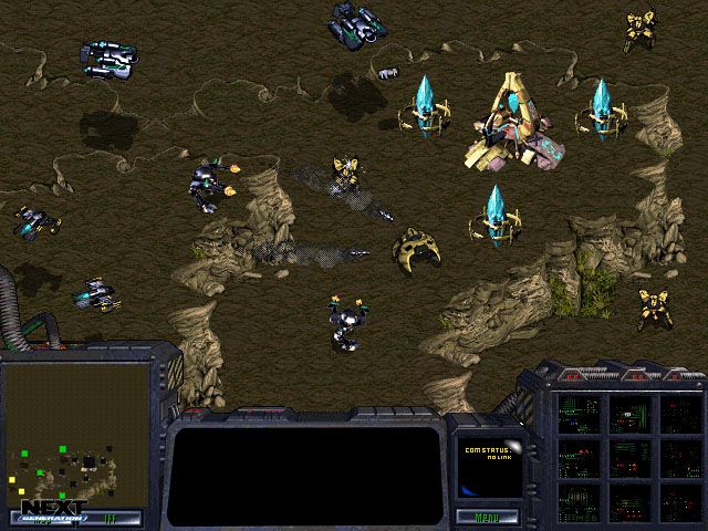 StarCraft Screenshot (Next Generation Online preview, 1997-05-22): Canyons