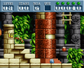 Putty Squad Screenshot (System 3 Official website): For SNES.