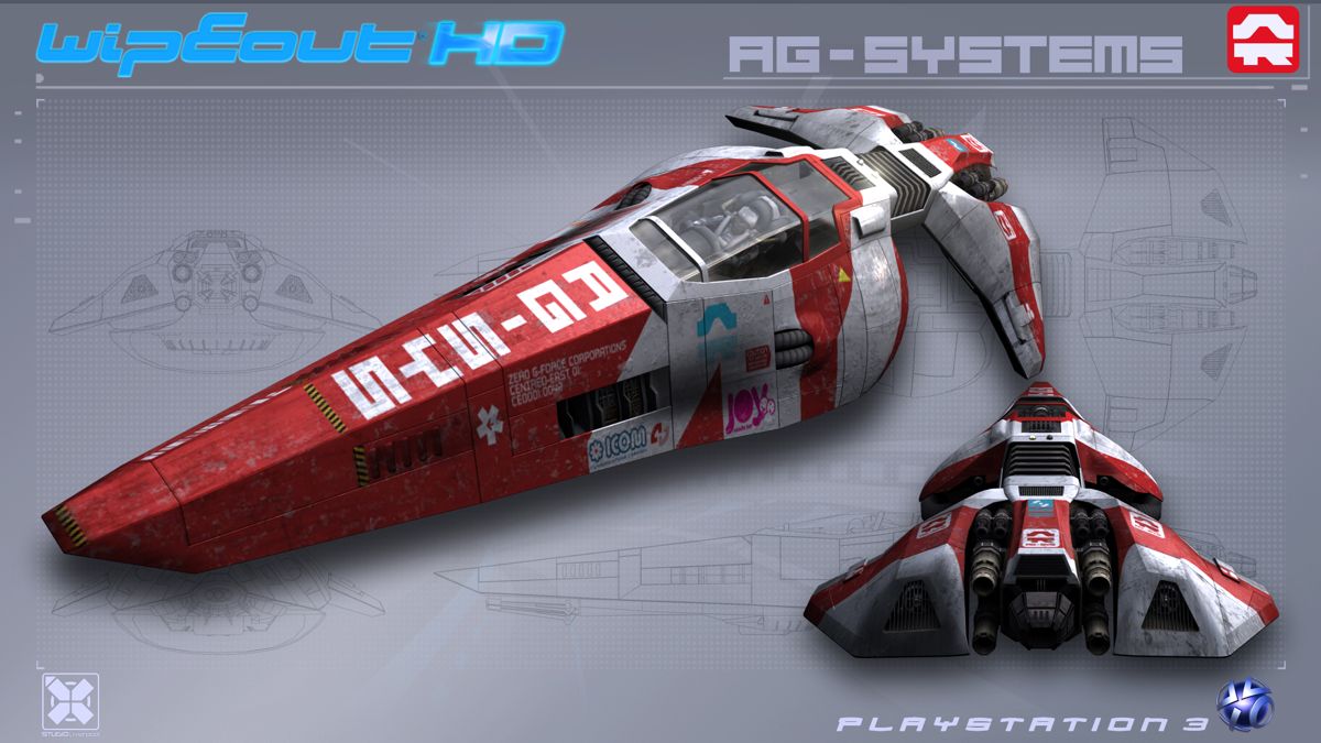 WipEout HD Render (Dean Ashley's DeviantArt Gallery): AG Systems