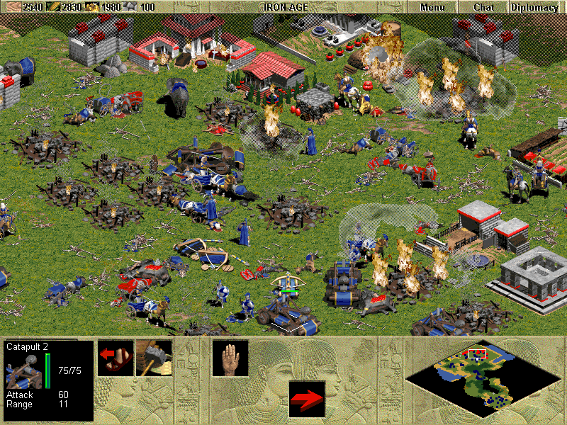 Age of Empires Screenshot (Computer Games Online preview, 1997-06-20)