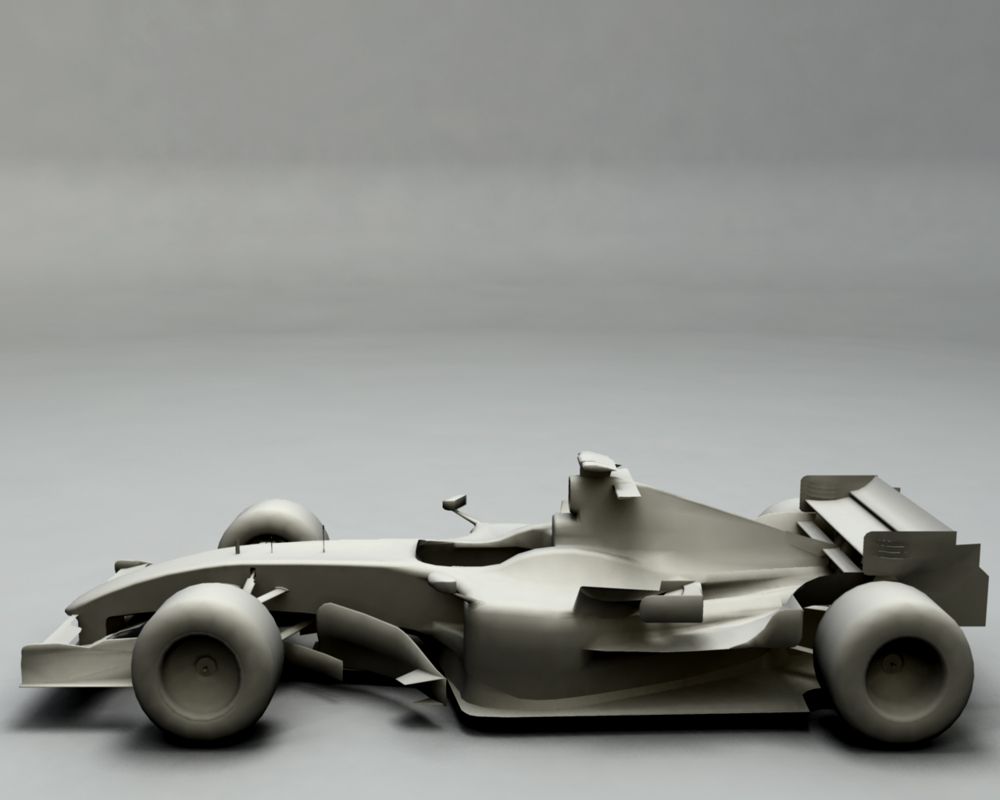 Formula 1: Championship Edition Render (Dean Ashley's DeviantArt Gallery): Ferrari '06 - Side Clay