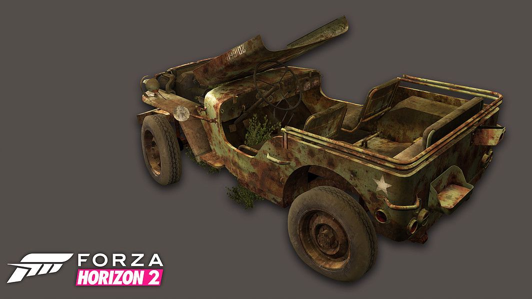 Forza Horizon 2 Render (Dean Ashley's Portfolio Website): Willys Jeep - 1945