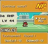 Mario Tennis Screenshot (Official Game Page - Nintendo.com): Save Your Career No matter what's going on in your career, you can always save your progress and begin again exactly where you left off.