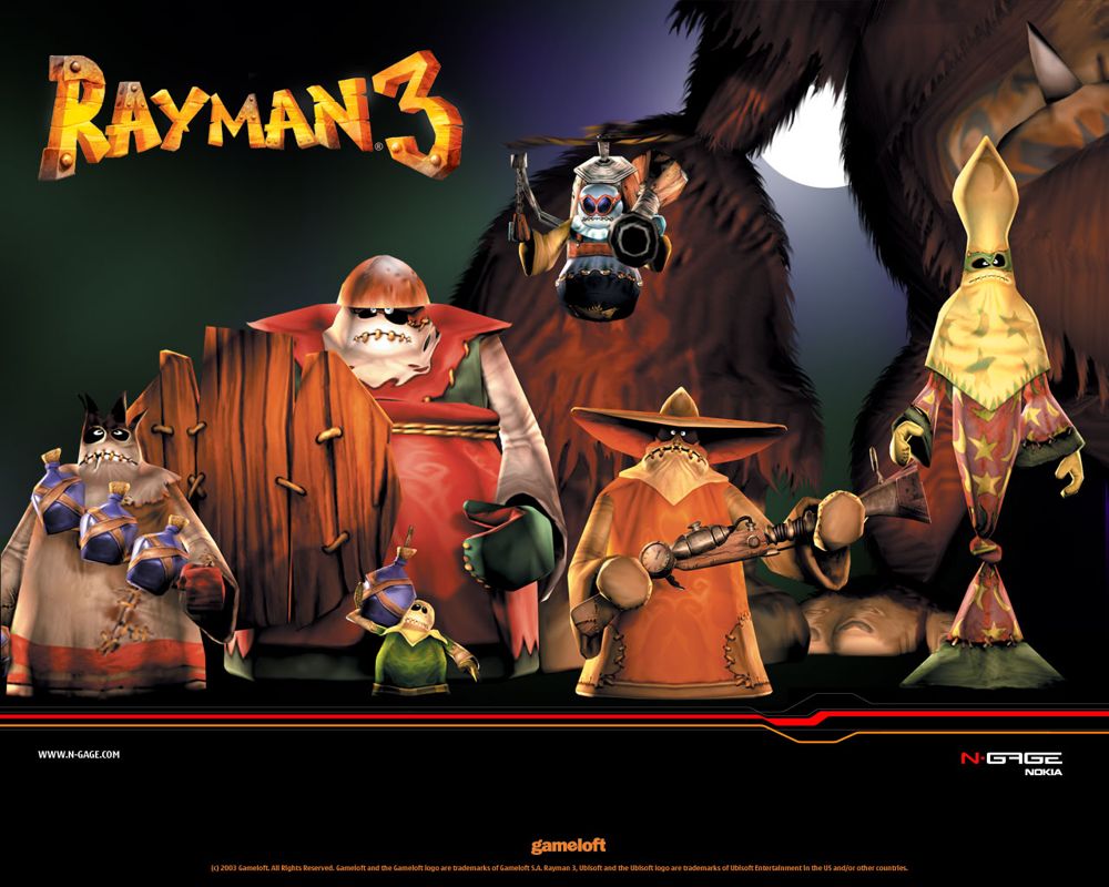 Rayman 3 Wallpaper (Official N-Gage website - wallpapers)