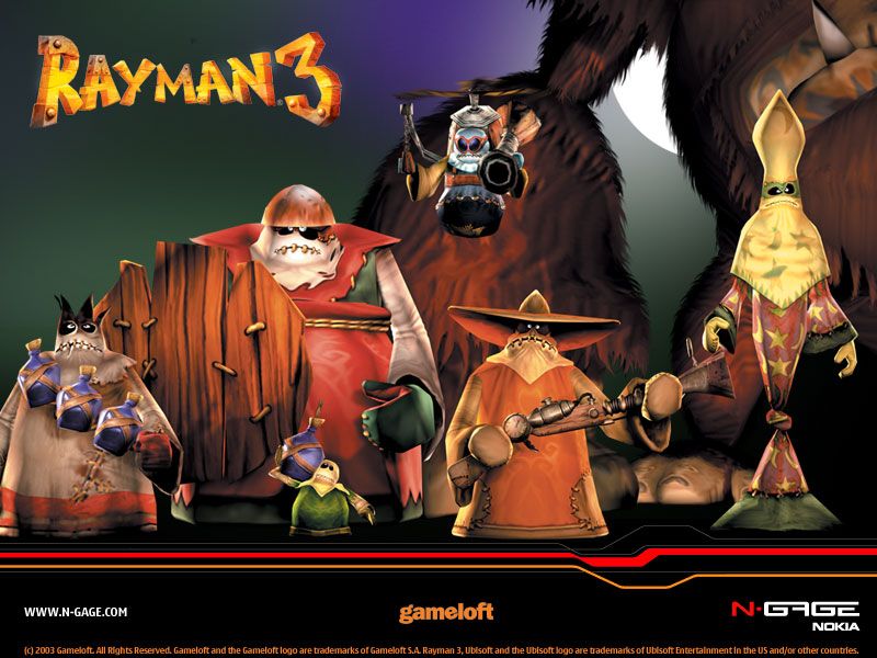 Rayman 3 Wallpaper (Official N-Gage website - wallpapers)