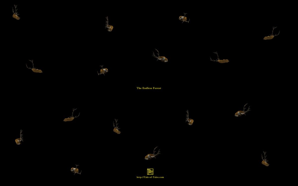 The Endless Forest Wallpaper (Official website wallpaper): Sleeping Deer