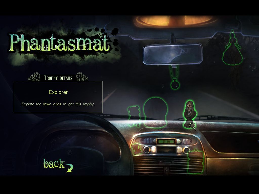 Phantasmat Screenshot (Official website screenshot): Trophies