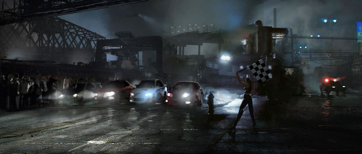 Need for Speed: Underground Concept Art (Need For Speed Underground Fan Site Kit): Docks