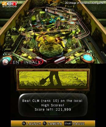Zen Pinball Screenshot (Nintendo eShop)