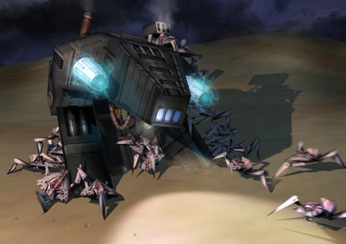 Emperor: Battle for Dune Render (Fan site kit, early 2001): Tleilaxu Leech Attack