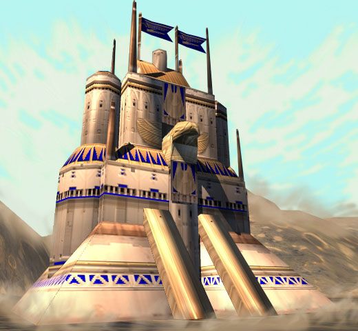 Emperor: Battle for Dune Render (Fan site kit, early 2001): Atreides Palace