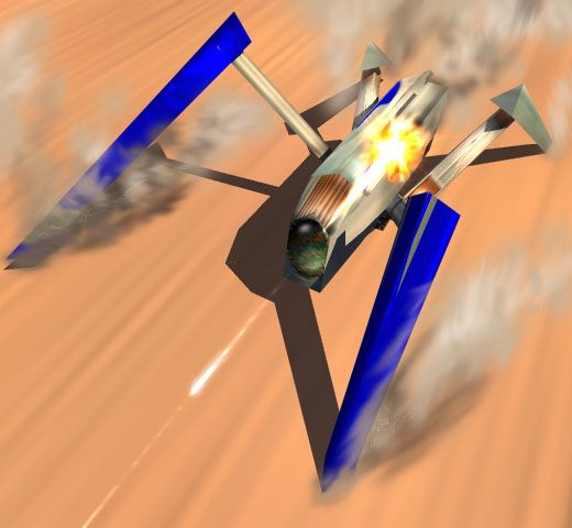 Emperor: Battle for Dune Render (Fan site kit, early 2001): Ordos Dust Scout