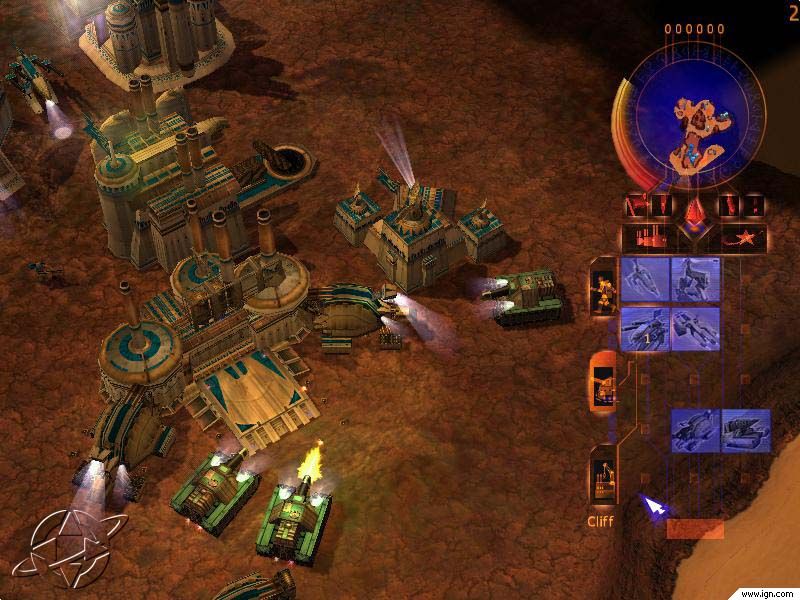 Emperor: Battle for Dune Screenshot (PC.IGN.COM preview, 2000-10-19): Bedrock