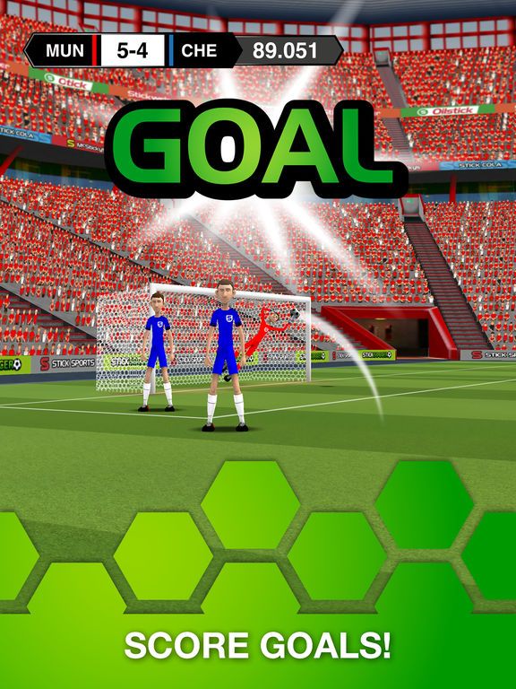 Stick Soccer Screenshot (iTunes Store)