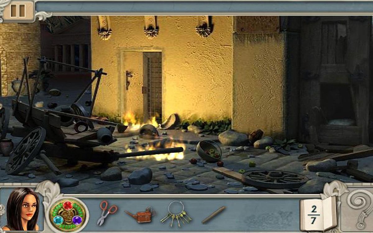 Alabama Smith in Escape from Pompeii Screenshot (Google Play)