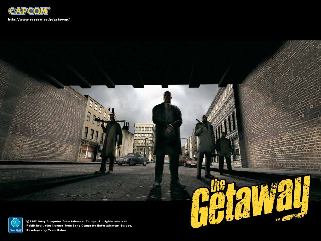 The Getaway Wallpaper (Official Website (Japan)): Charlie's gang