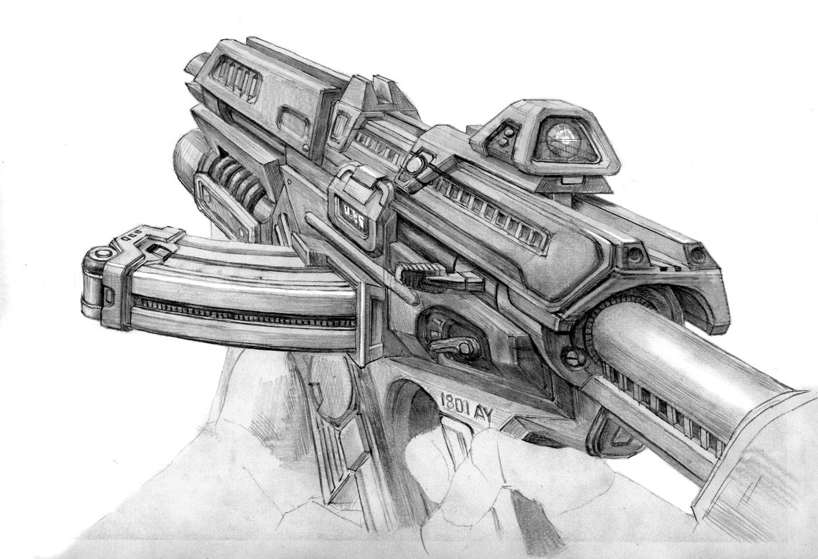 TimeShift Concept Art (TimeShift Fan Site Kit): New Rifle