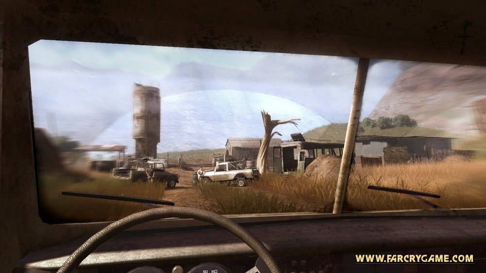 Far Cry 2 Screenshot (Far Cry 2 Fan Site Kit): Driving vehicle