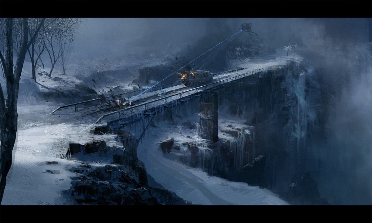 Crysis Concept Art (Crysis Fan Site Kit): Frozen bridge