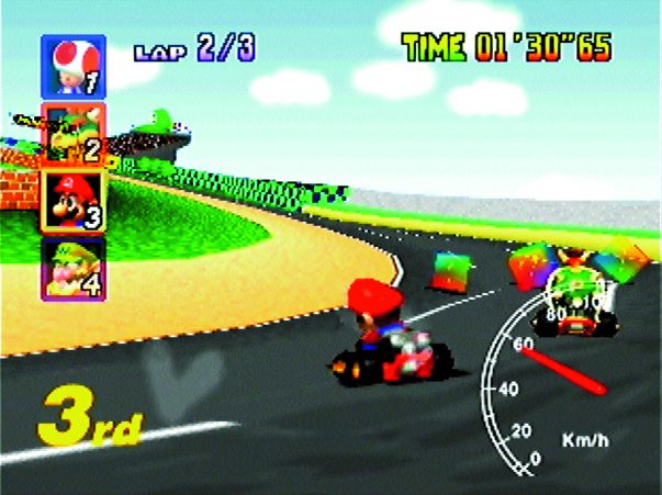 Mario Kart 64 Screenshot (Nintendo Artwork CD III)