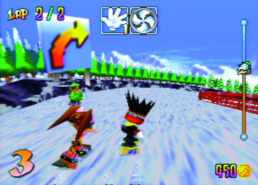 Snowboard Kids Screenshot (Nintendo Artwork CD III)