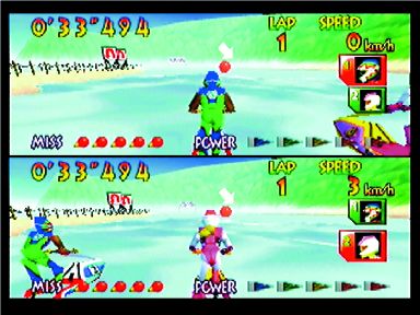 Wave Race 64: Kawasaki Jet Ski Screenshot (Nintendo Artwork CD III)