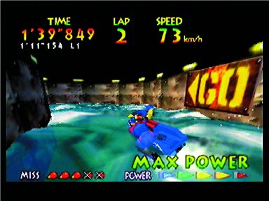 Wave Race 64: Kawasaki Jet Ski Screenshot (Nintendo Artwork CD III)