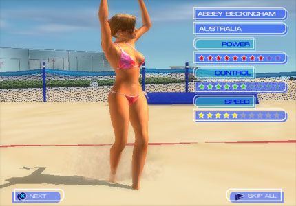 Summer Heat Beach Volleyball Screenshot (Official website screenshots)